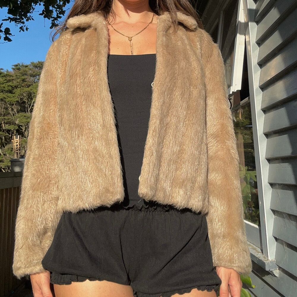 Faux Fur Vintage Coat