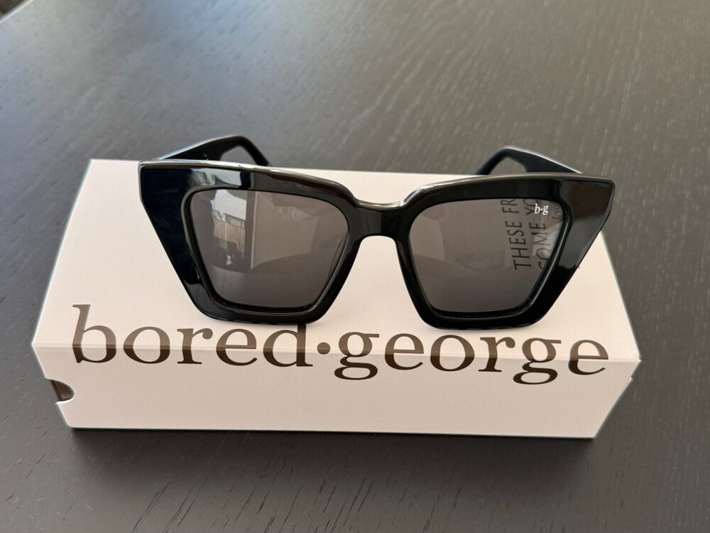 Bored George Piper Black Sunglasses