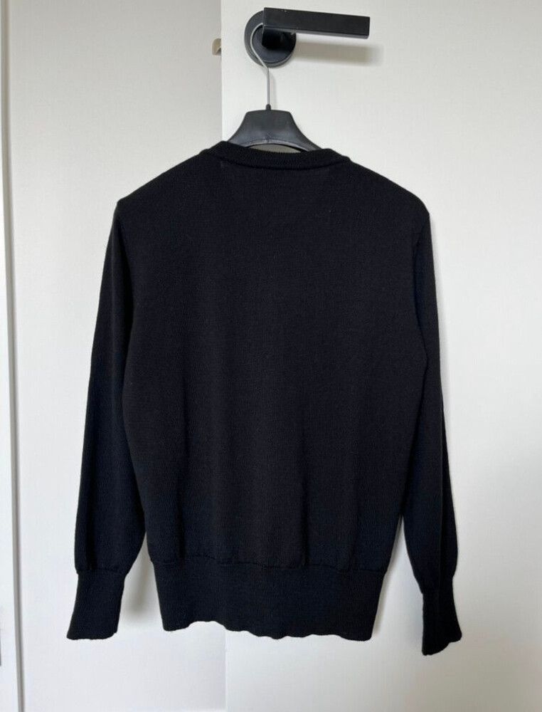 Tricot Paris extra fine merino black cardigan - brand new