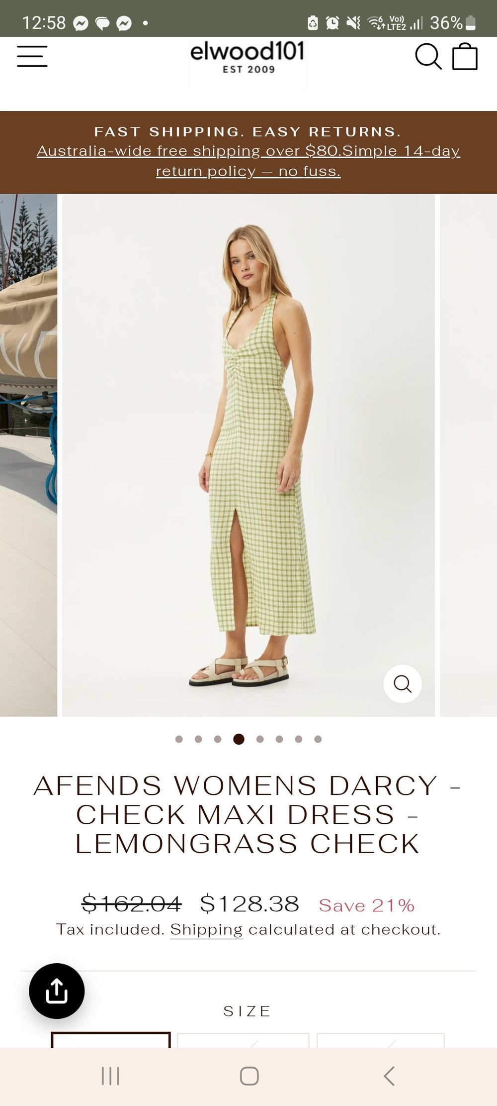 Afends Darcy dress
