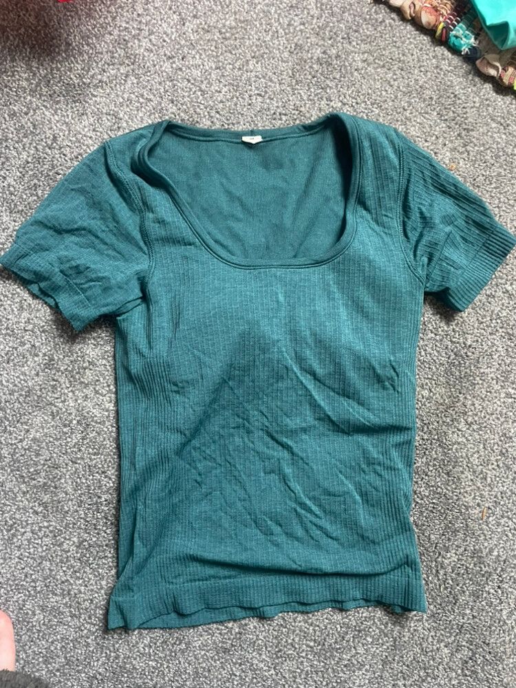 Lululemon Smooth and Ribbed Nulu Scoop-Neck T-Shirt