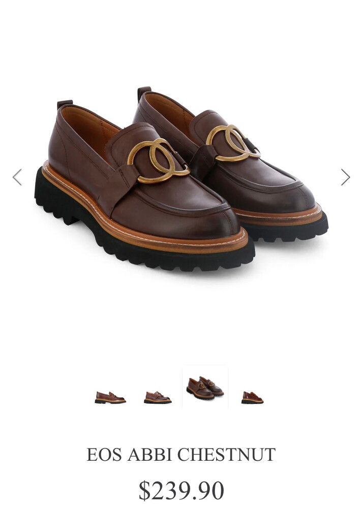 EOS Abbi Chestnut Loafers