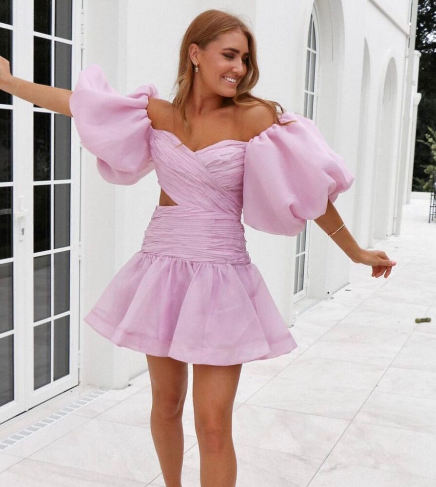 aje myriad cut out mini dress Aje Myriad Cut Out Mini Dress Pink Size 12