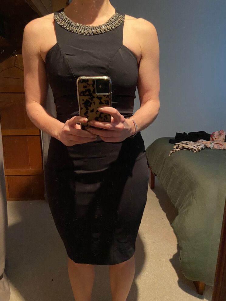 black pencil dress zara ZARA MAXI DRESS main image 1