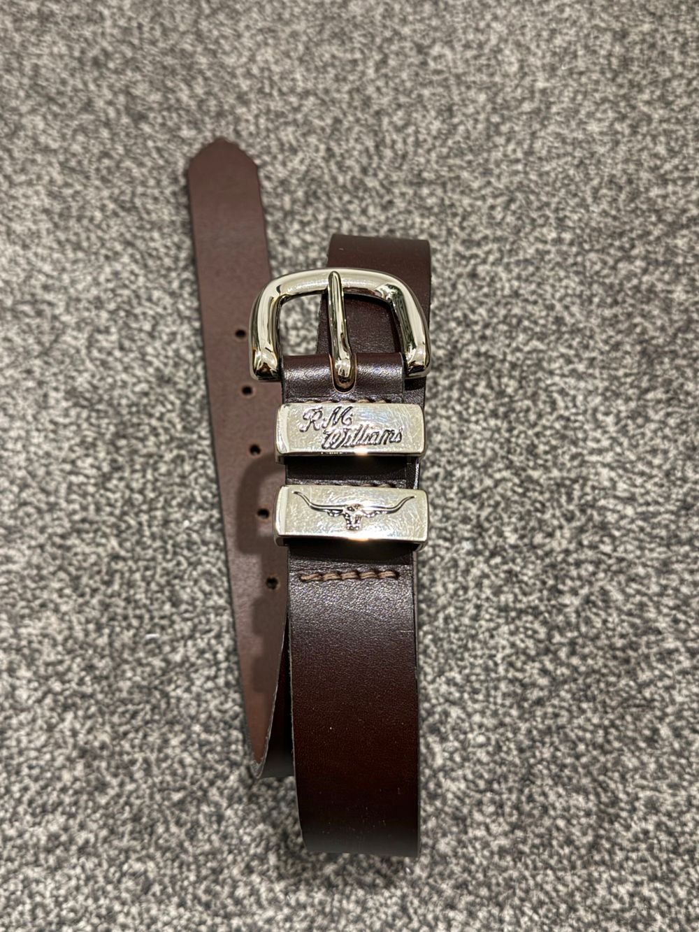 R.M. Williams Brown Leather Belt