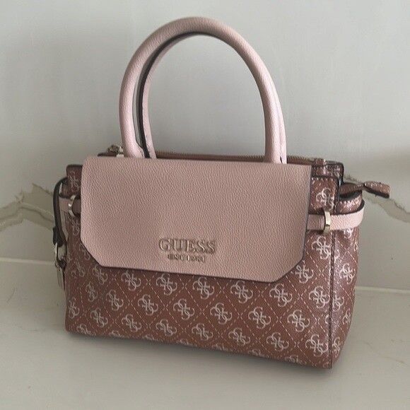 GUESS Esme Small Society Satchel Handbag Crossbody Bag