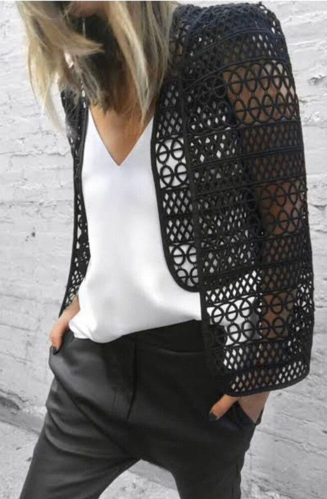 DECJUBA Ruby Lace Cape Blazer Jacket RRP$120