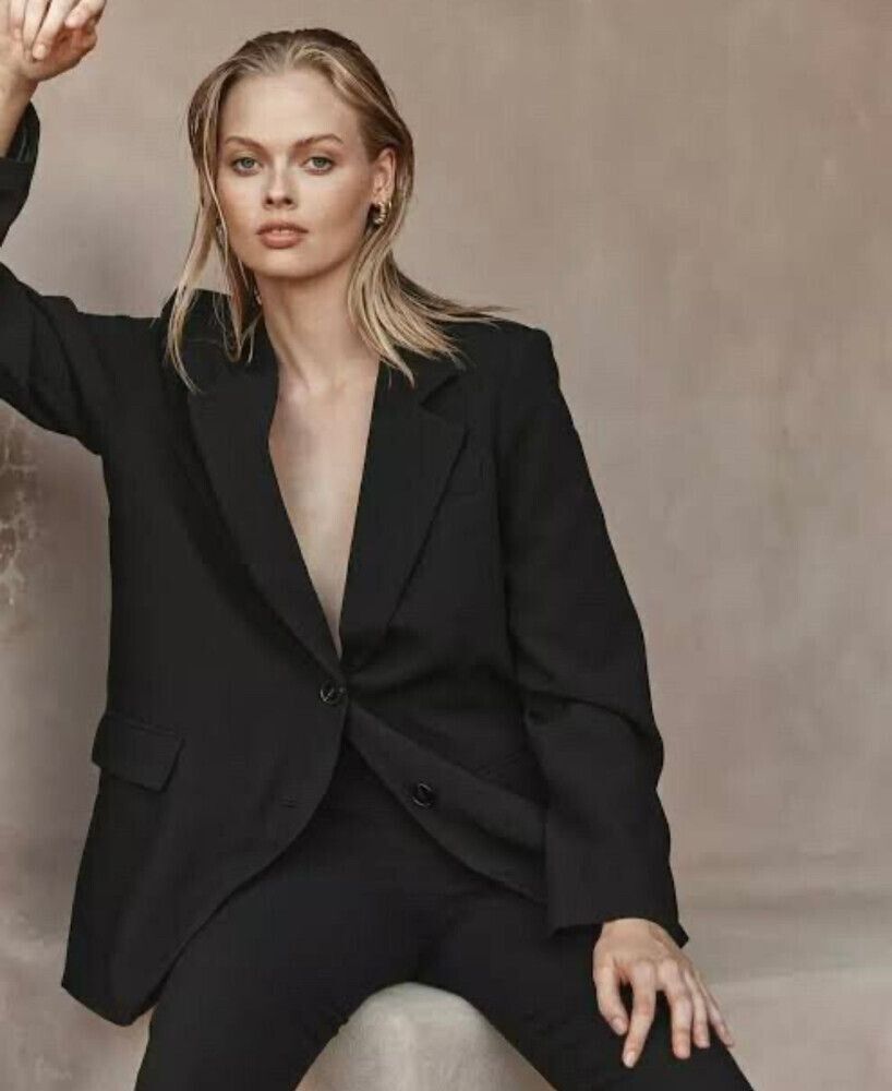 DISSH Kirby Black Longline Blazer Jacket