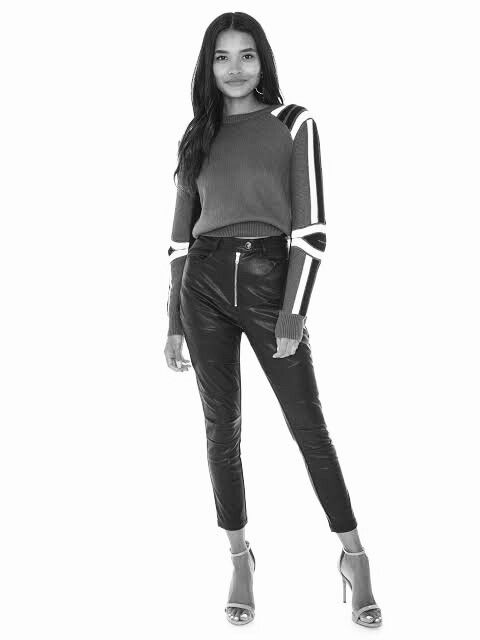 REBECCA MINKOFF Janica Metallic Knit Sweater Jumper NWT