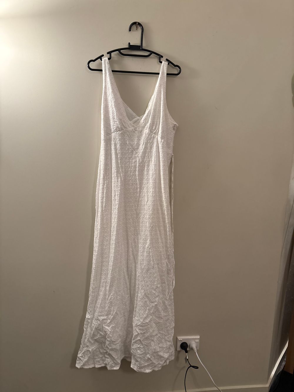 Princess Polly - Princess Polly White Textured Midi Dress on Designer  Wardrobe