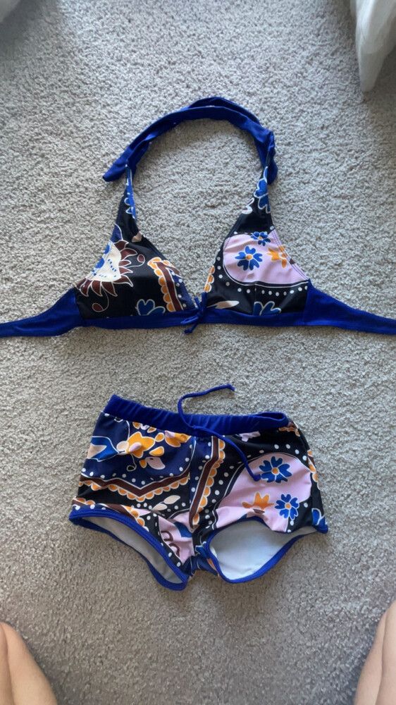 Floral Two-Piece Swimsuit