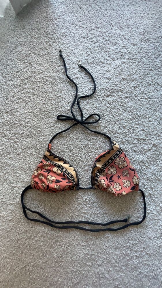 Rip Curl Floral Bikini Top Size S