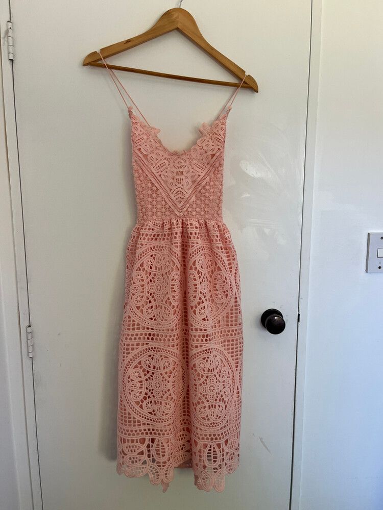 Two Sisters The Label - Two Sisters The Label Pink Lace Dress - Perfect for  a wedding! on Designer Wardrobe