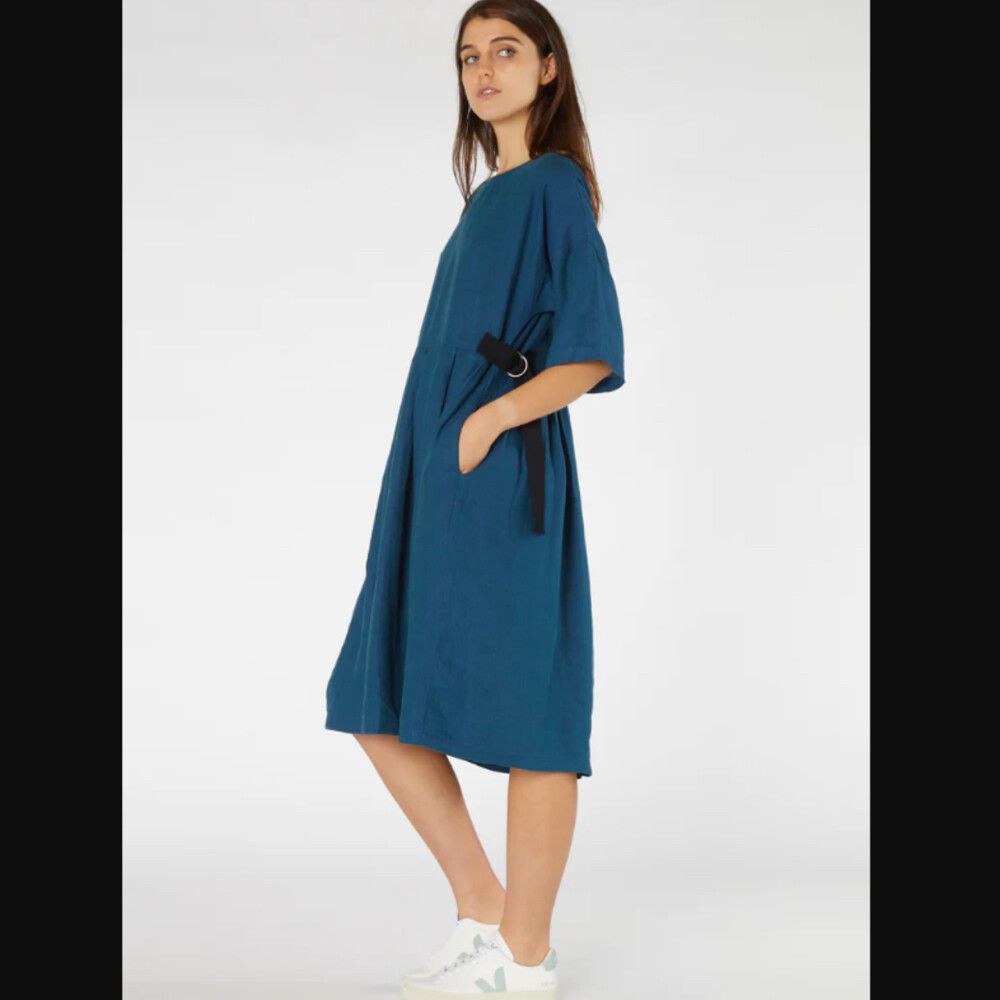 gorman blue dress Flourish Burn Out Dress – Gorman main image 0