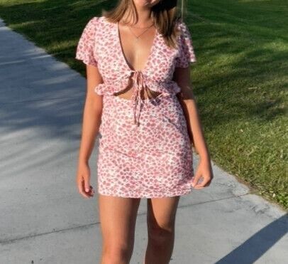 Pink Mini Dress