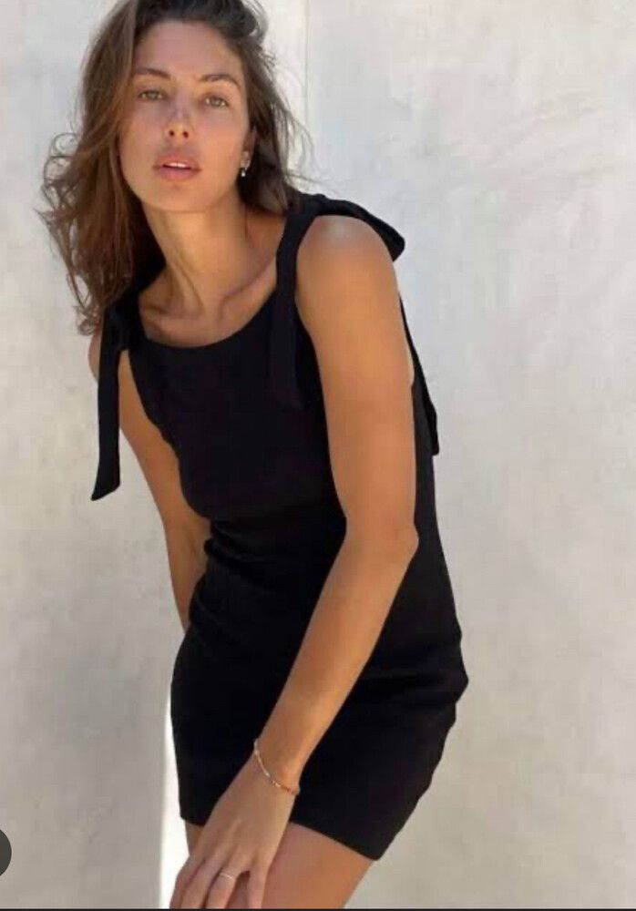 Caitlin Crisp Black Dress