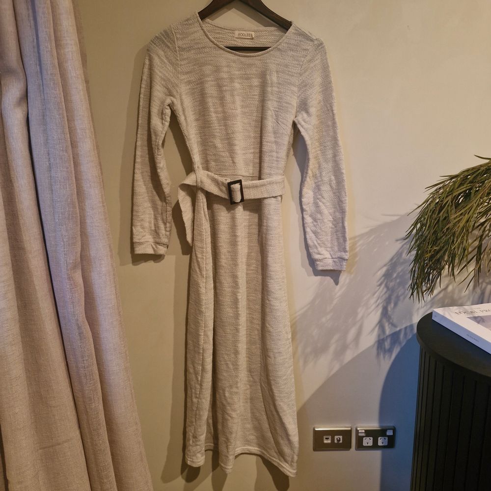 Roolee Beige texture material Dress