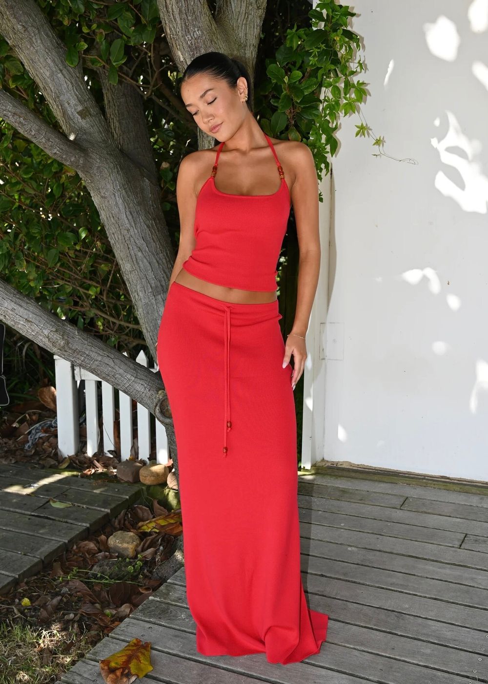 SABELLE / DEAR FRANKIE LUCIA MAXI SET - CHERRY