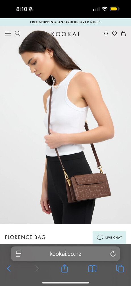 Kookai Brown Bag