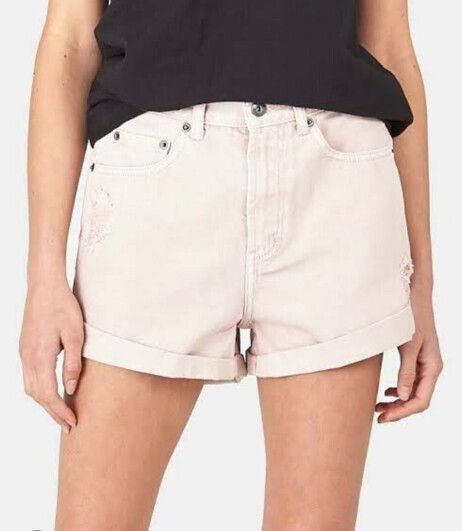 Huffer Pink Denim Shorts