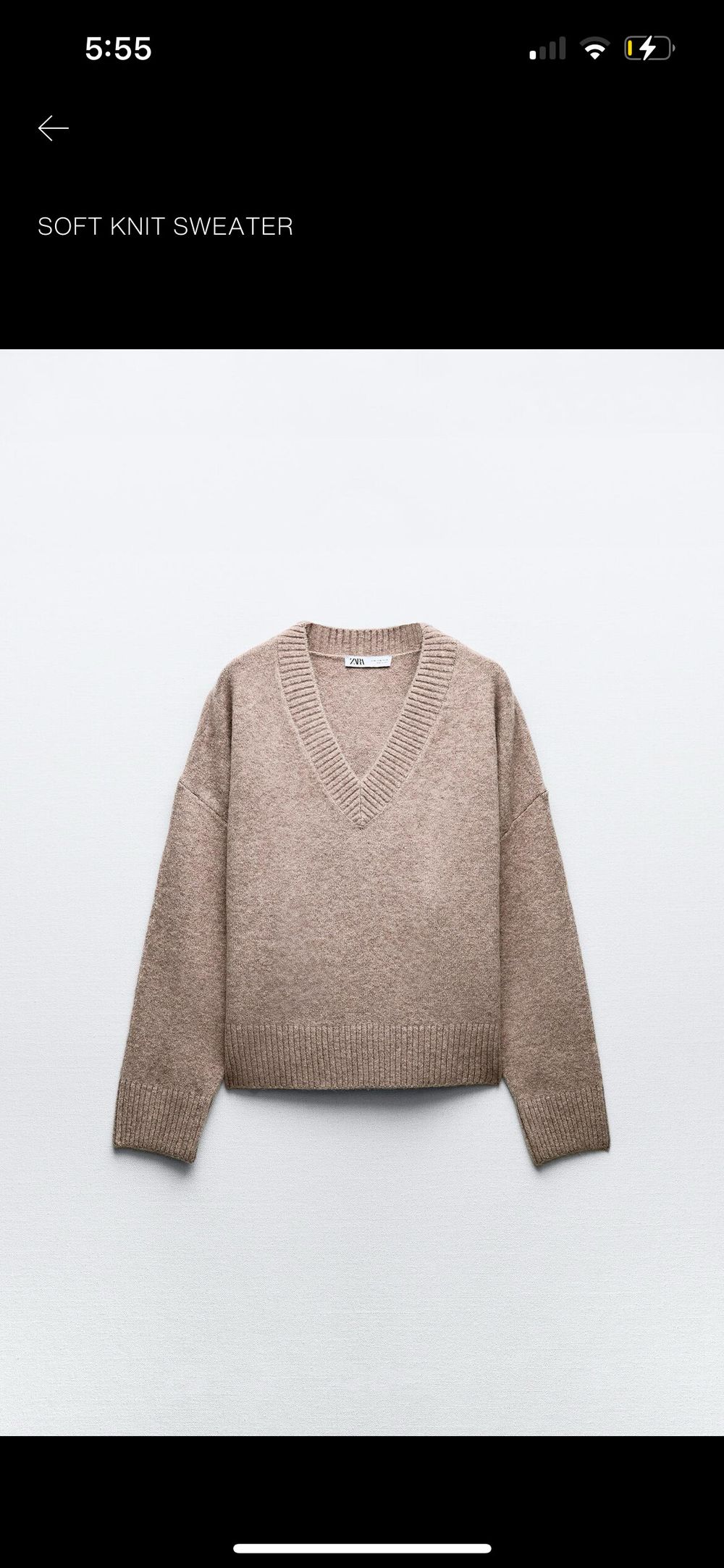 Zara knit