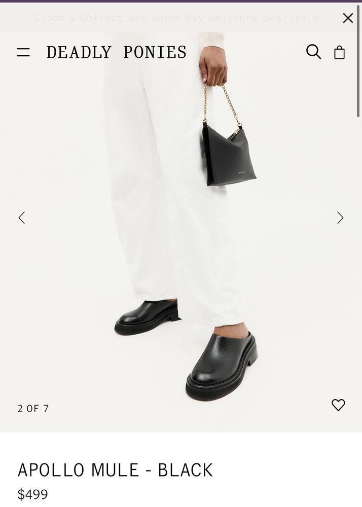APOLLO MULE - BLACK