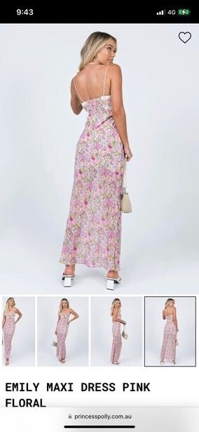 Princess Polly - Princess Polly Emily Maxi Dress on Designer Wardrobe Princess Polly - Princess Polly Emily Maxi Dress on Designer Wardrobe