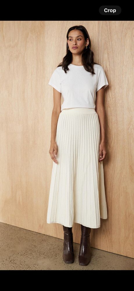 Isla Knitted Midi Skirt