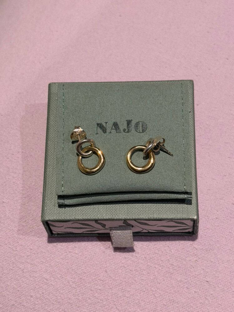 Najo two toned earrings