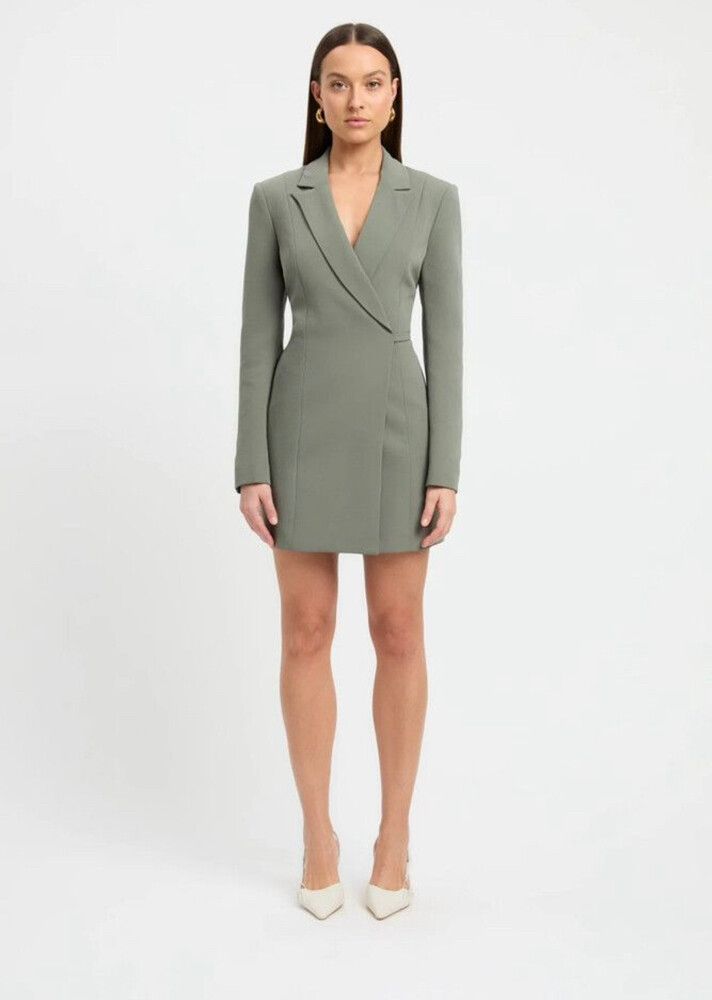kookai green wrap dress outdoor gear