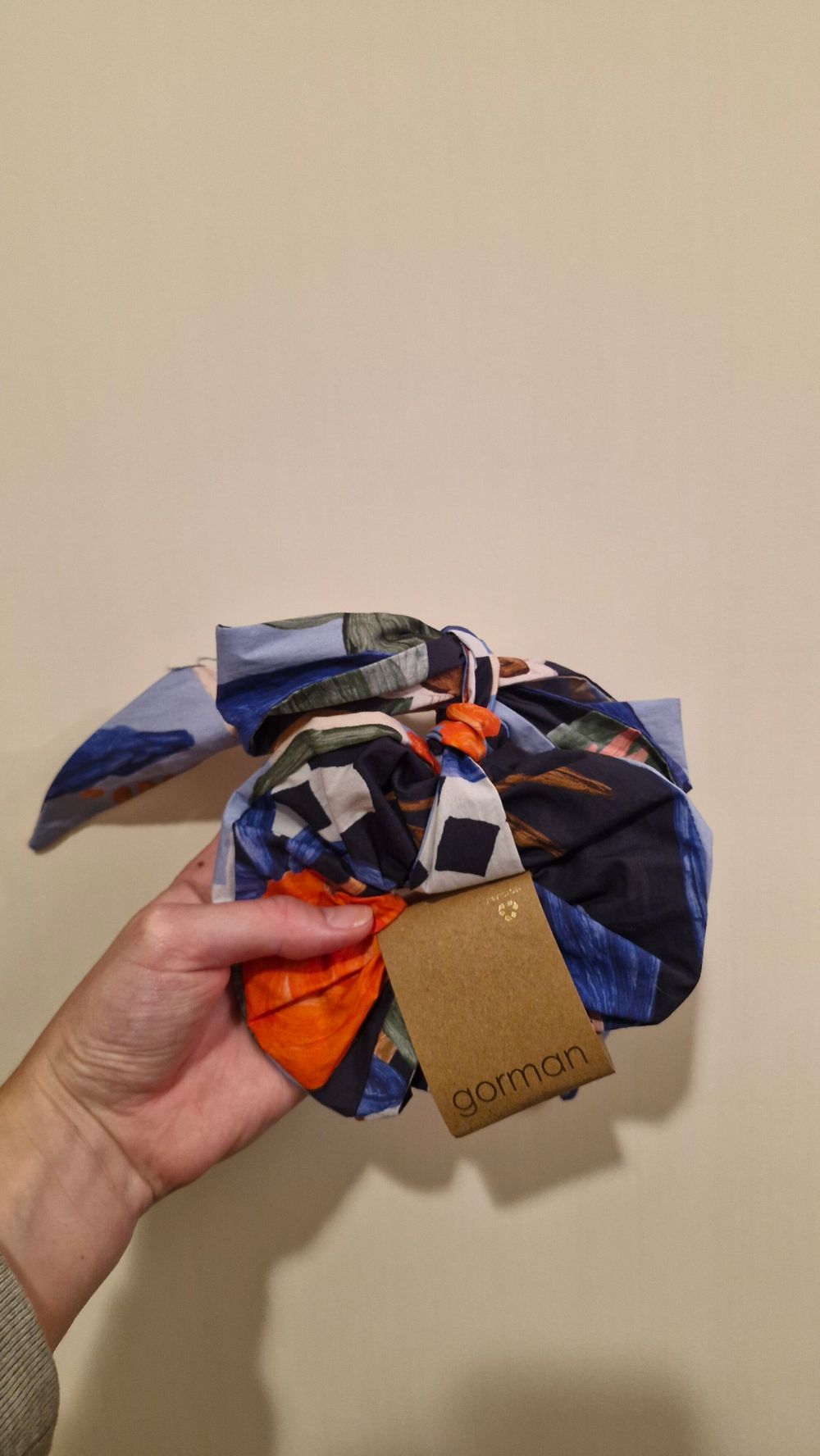 Gorman print scrunchie