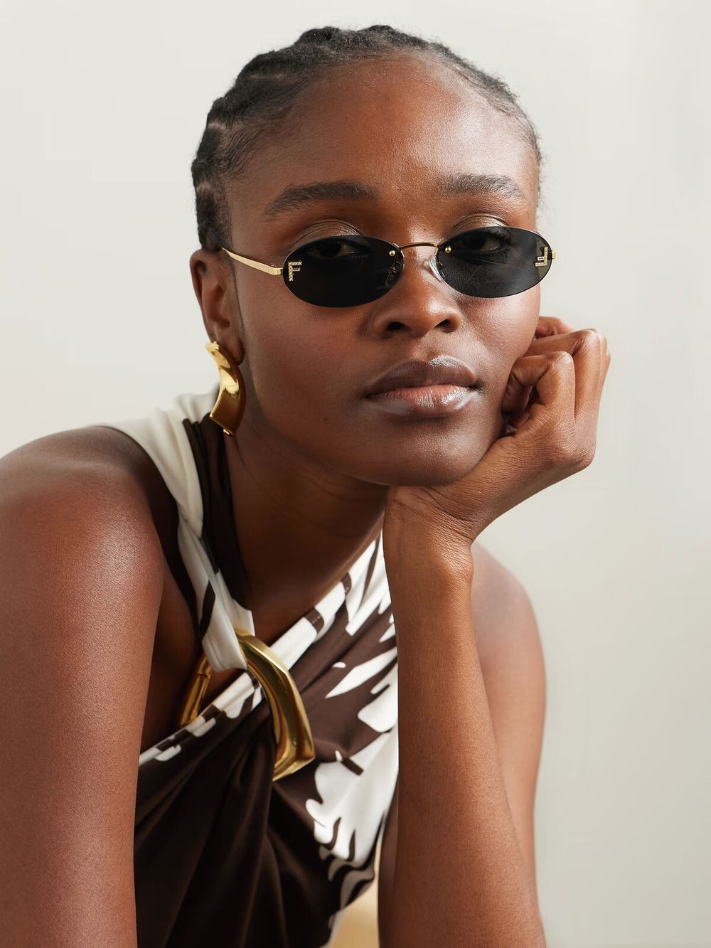 Fendi First Crystal Fashion Show sunglasses