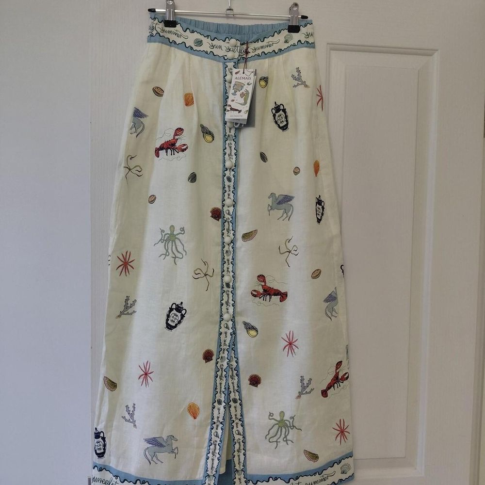 Alémais SANDY EMBROIDERED SKIRT