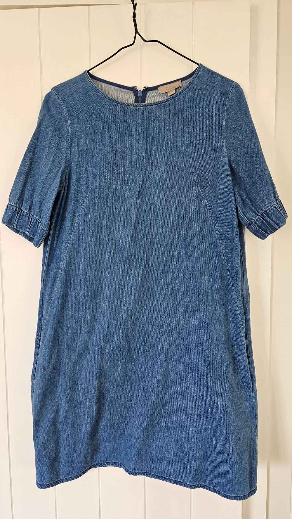 COS - Cos Blue Denim Shift Dress Size 6 on Designer Wardrobe
