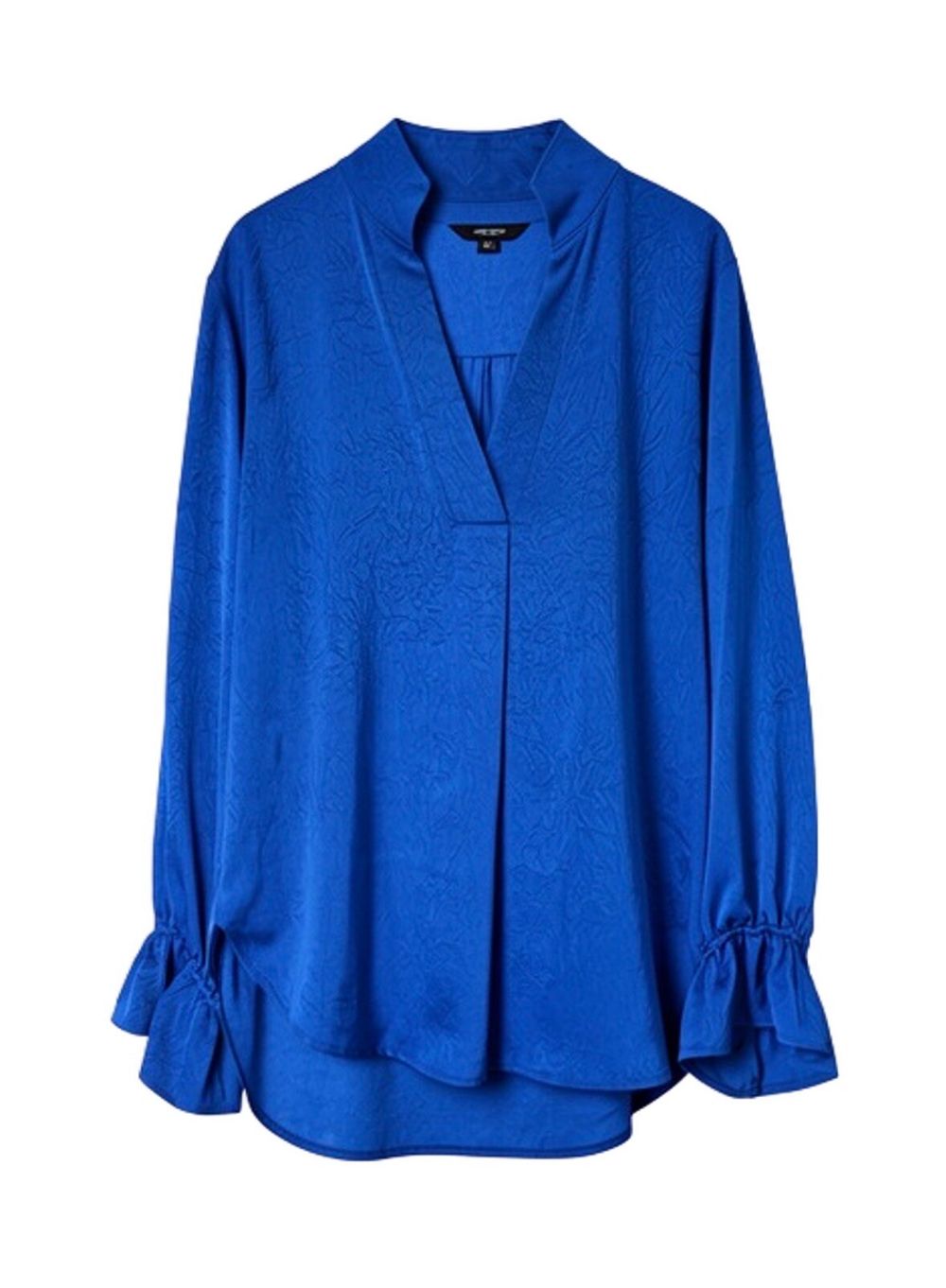 Cobalt blue Motto “blogger” blouse