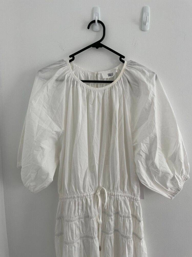 Calli Sofina white dress size 14