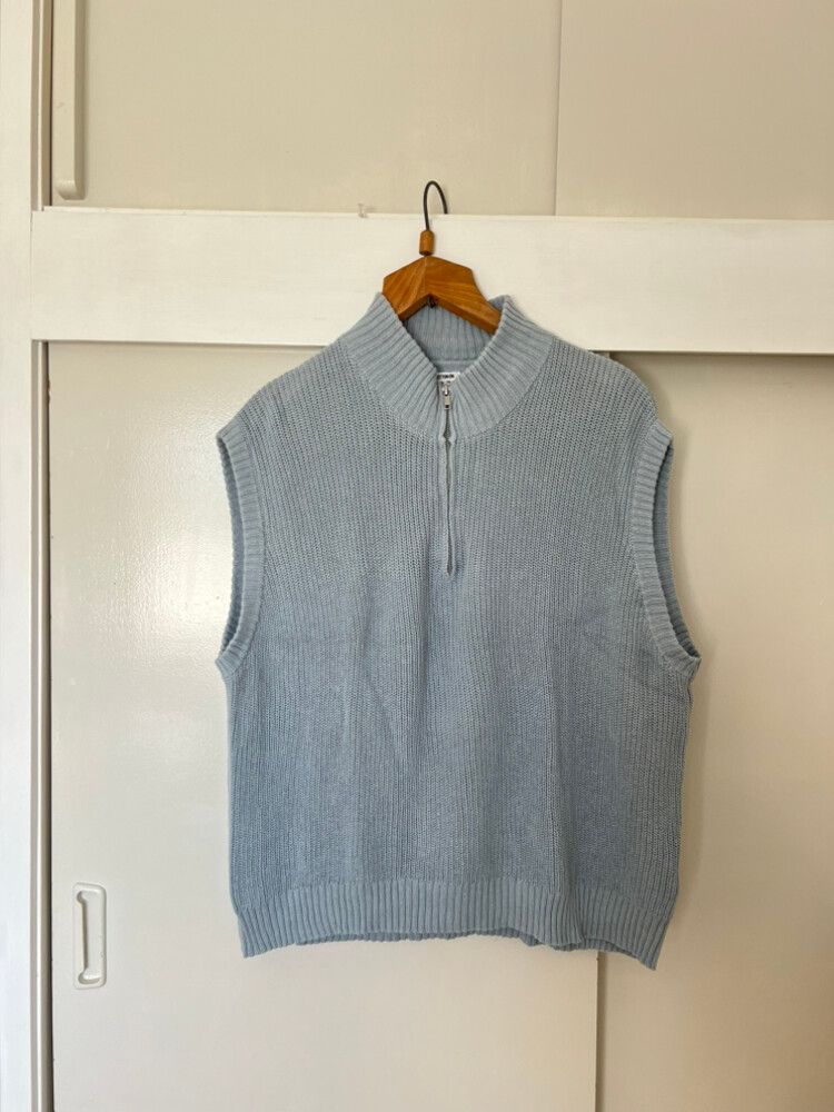 Cotton On Blue Sleeveless Jumper