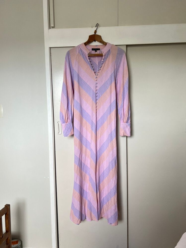 Decjuba Pink & Purple Maxi Dress