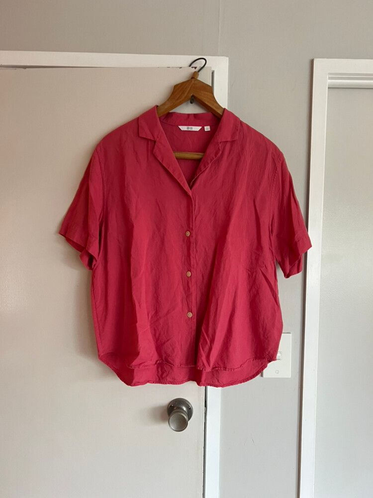 Uniqlo Pink Shirt Size L