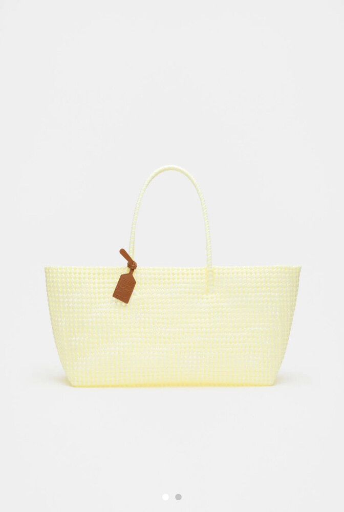 Seed Heritage Yellow Woven Tote Bag