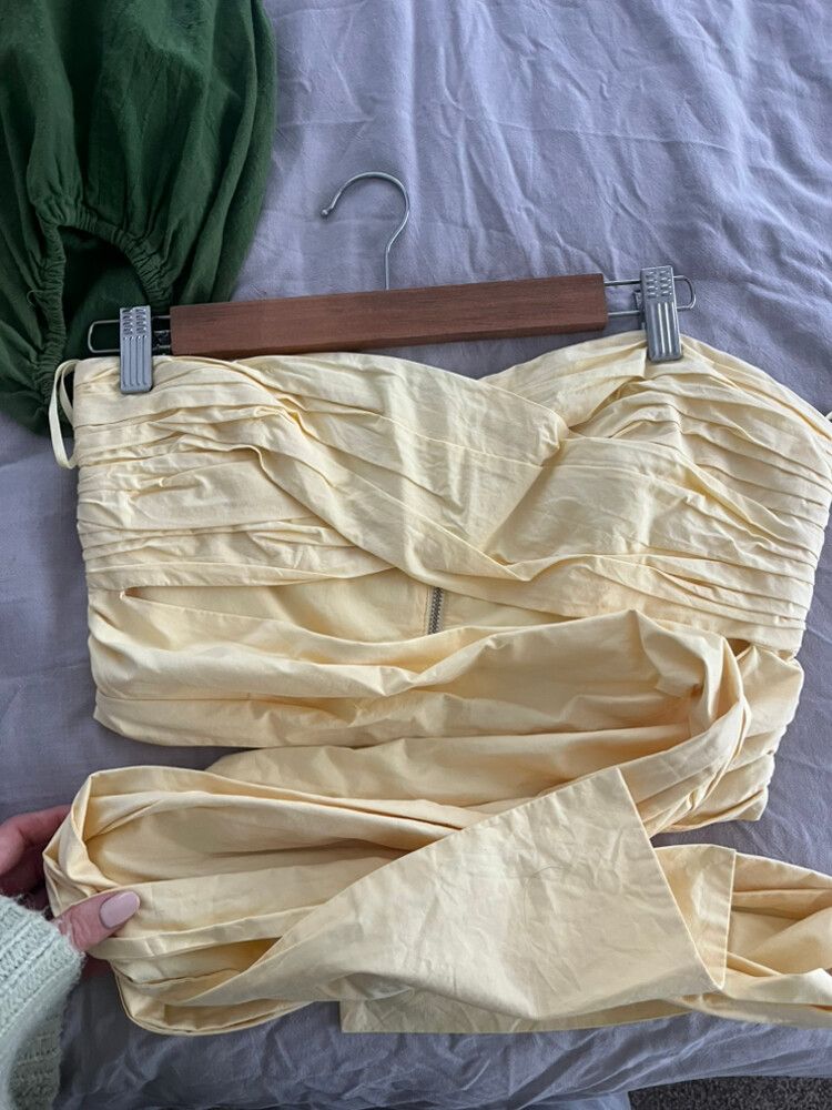 Bec + Bridge Pale Yellow Top