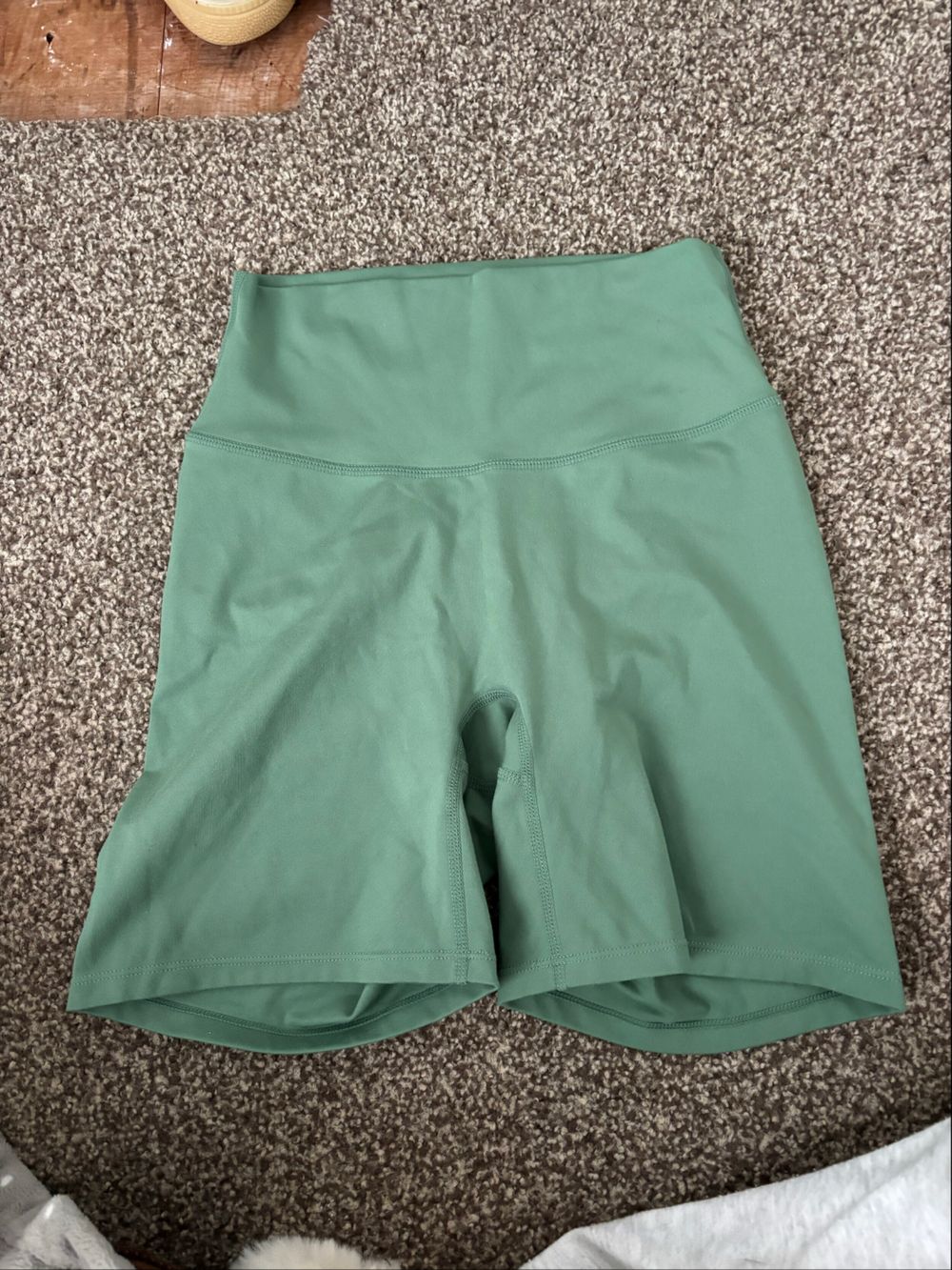 Szep Green High Waisted Shorts