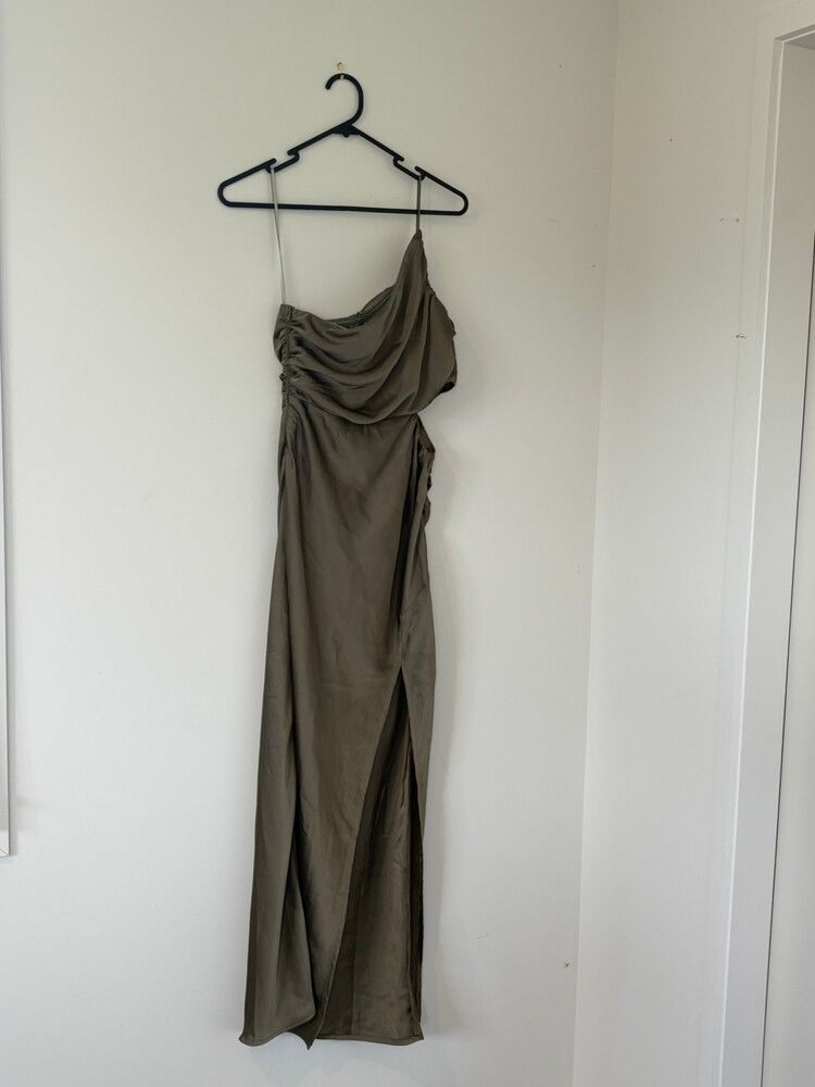 showpo grey dress Halter Cowl Neck Back Maxi Dress - Royal Blue