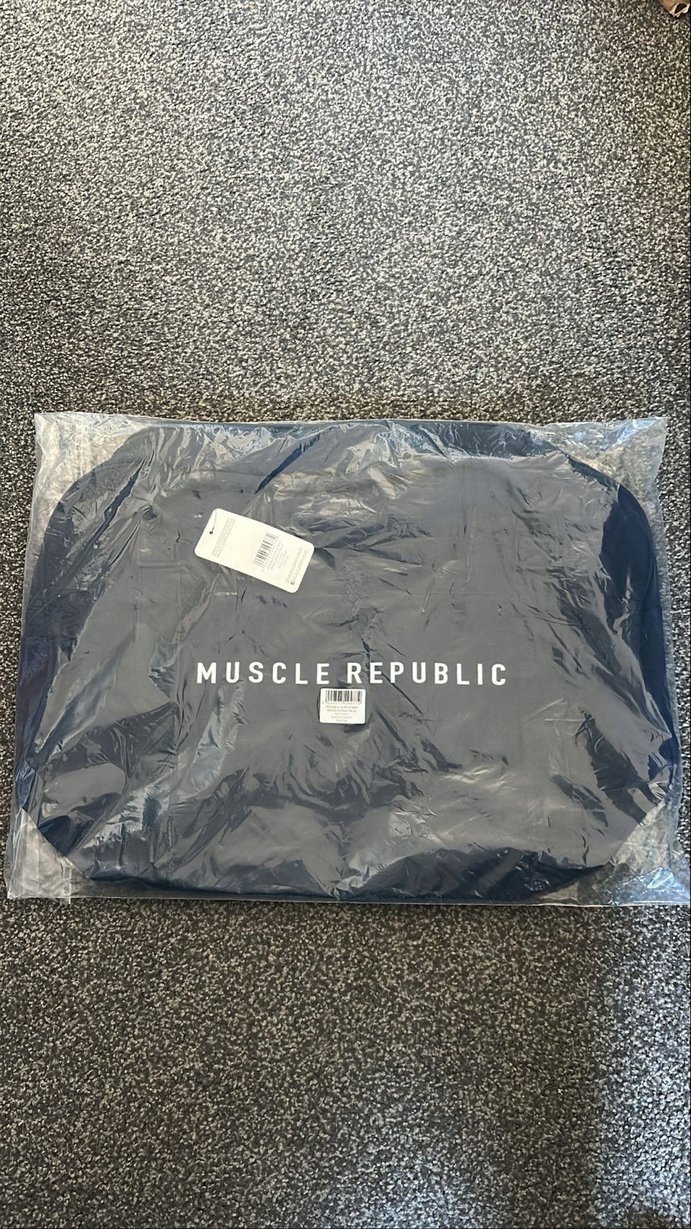 muscle republic duffle bag - navy