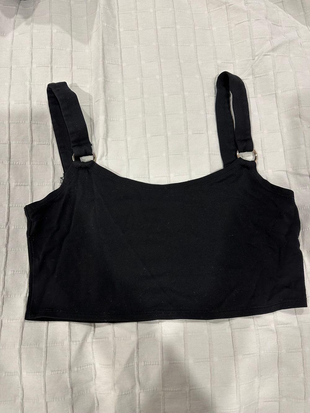 Ruby black crop top