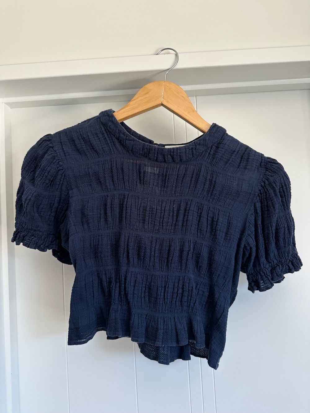 Ruby mirella crop navy