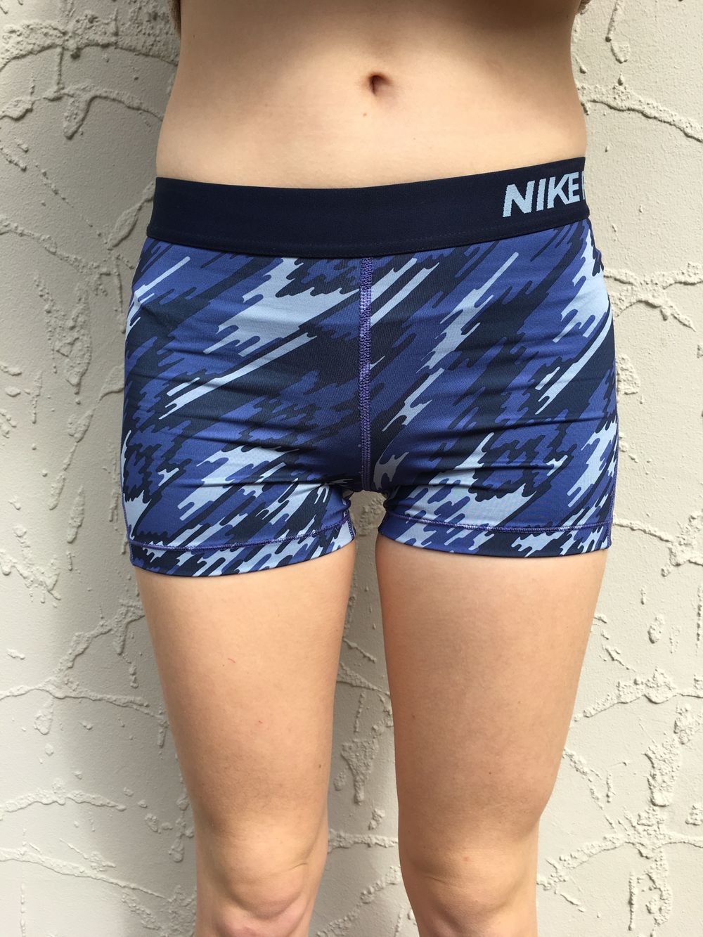 blue camo nike shorts