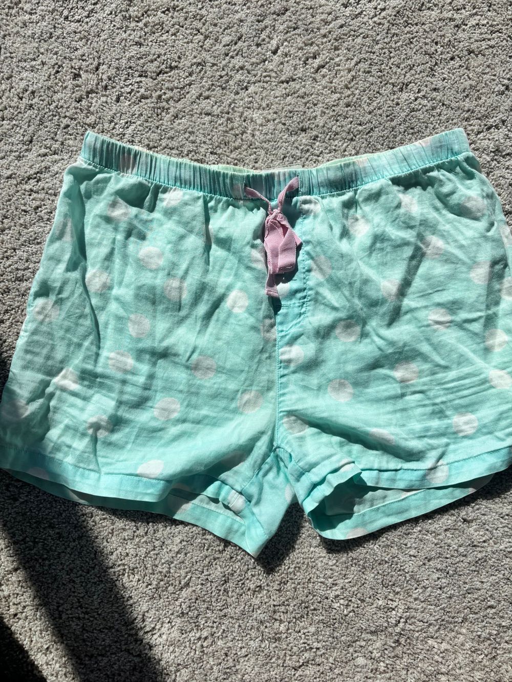 Peter Alexander Mint Polka Dot Shorts