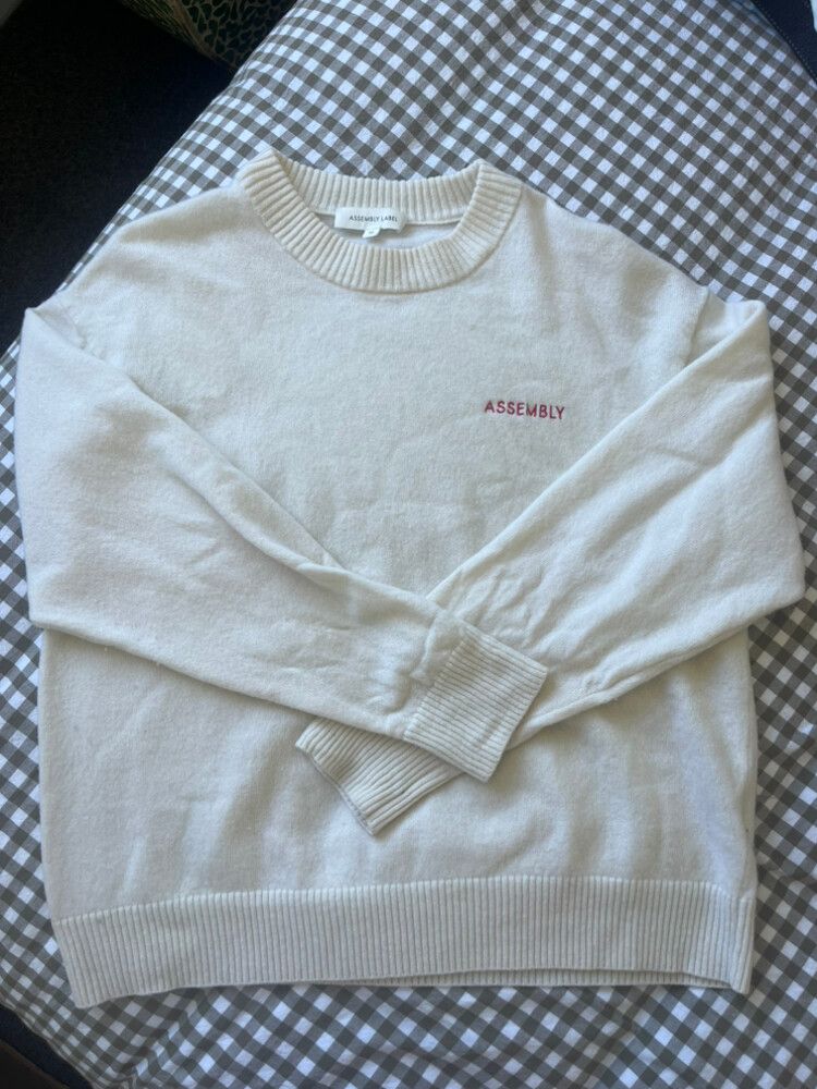 Assembly Label Cream Knit Jumper
