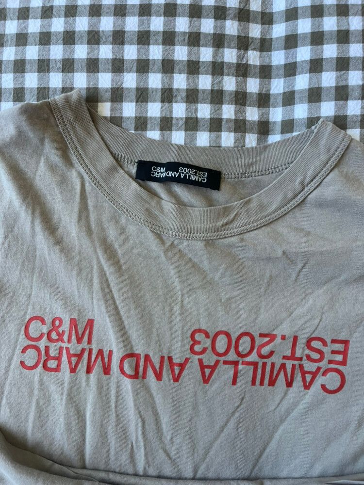 Camilla and Marc Beige T-Shirt